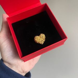 VC055 Signature Puffed Heart Ring